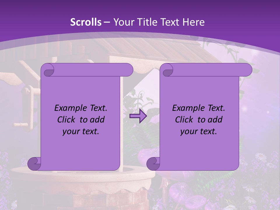 Papro Drewniany Fantasy PowerPoint Template