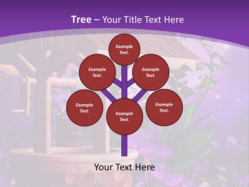 Papro Drewniany Fantasy PowerPoint Template