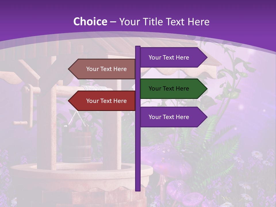 Papro Drewniany Fantasy PowerPoint Template