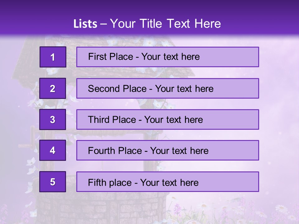 Magiczny Fioletowy Stary PowerPoint Template