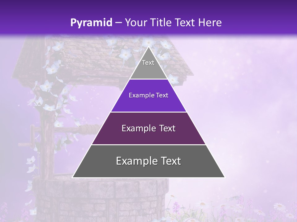 Magiczny Fioletowy Stary PowerPoint Template