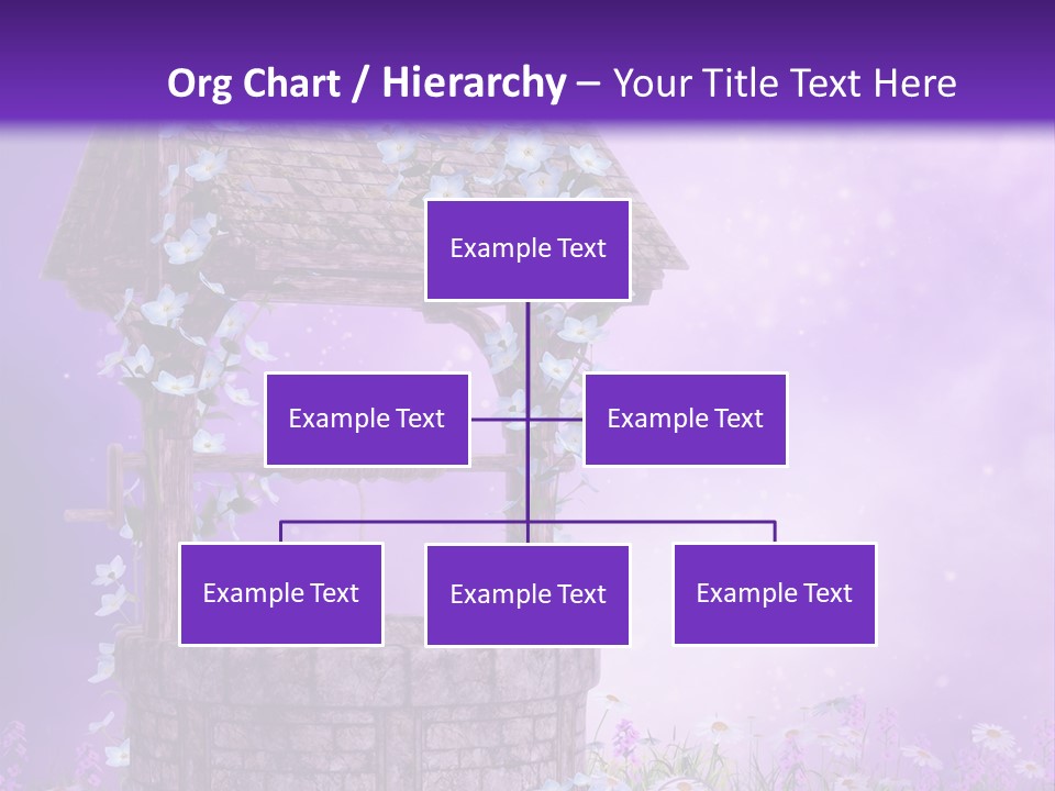 Magiczny Fioletowy Stary PowerPoint Template