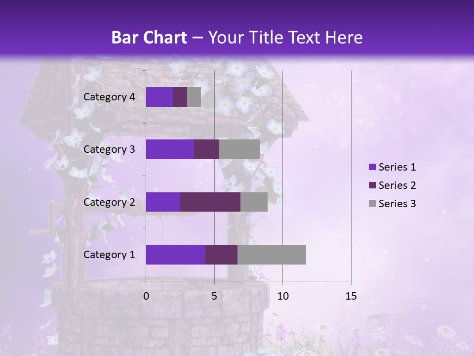 Magiczny Fioletowy Stary PowerPoint Template