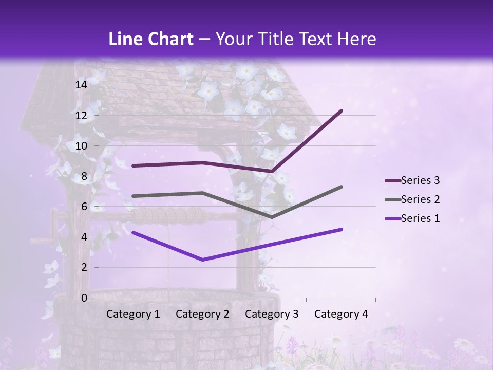 Magiczny Fioletowy Stary PowerPoint Template