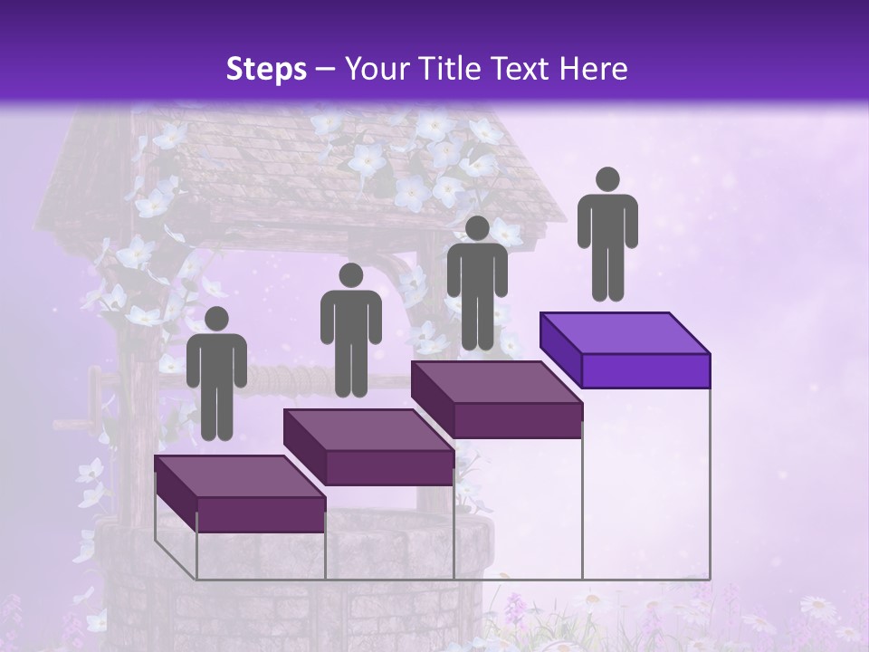 Magiczny Fioletowy Stary PowerPoint Template