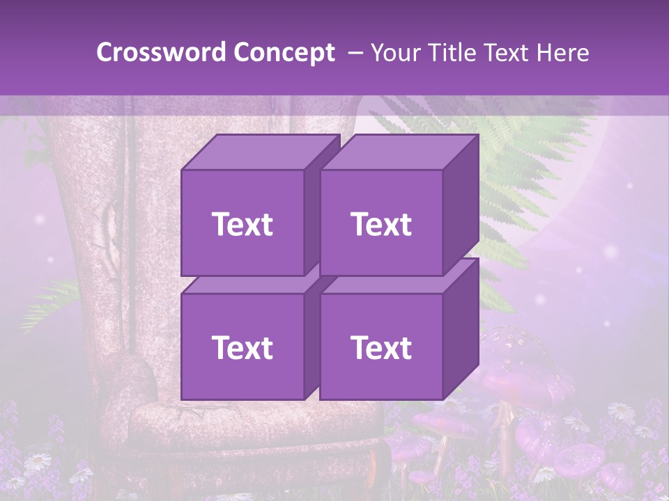 Fotel Stokrotka Grzyb PowerPoint Template