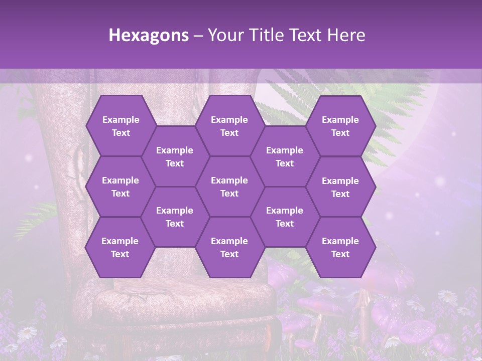 Fotel Stokrotka Grzyb PowerPoint Template