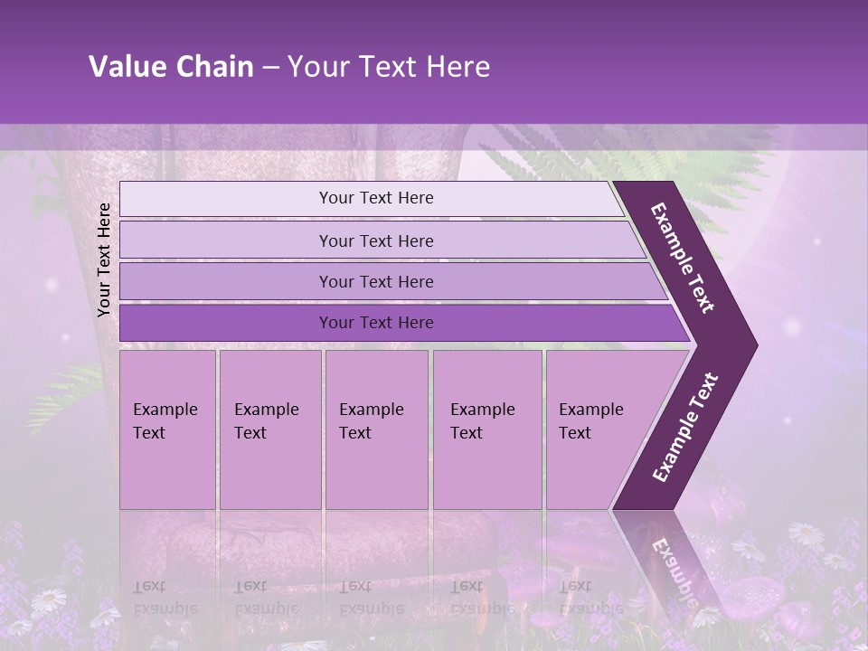 Fotel Stokrotka Grzyb PowerPoint Template