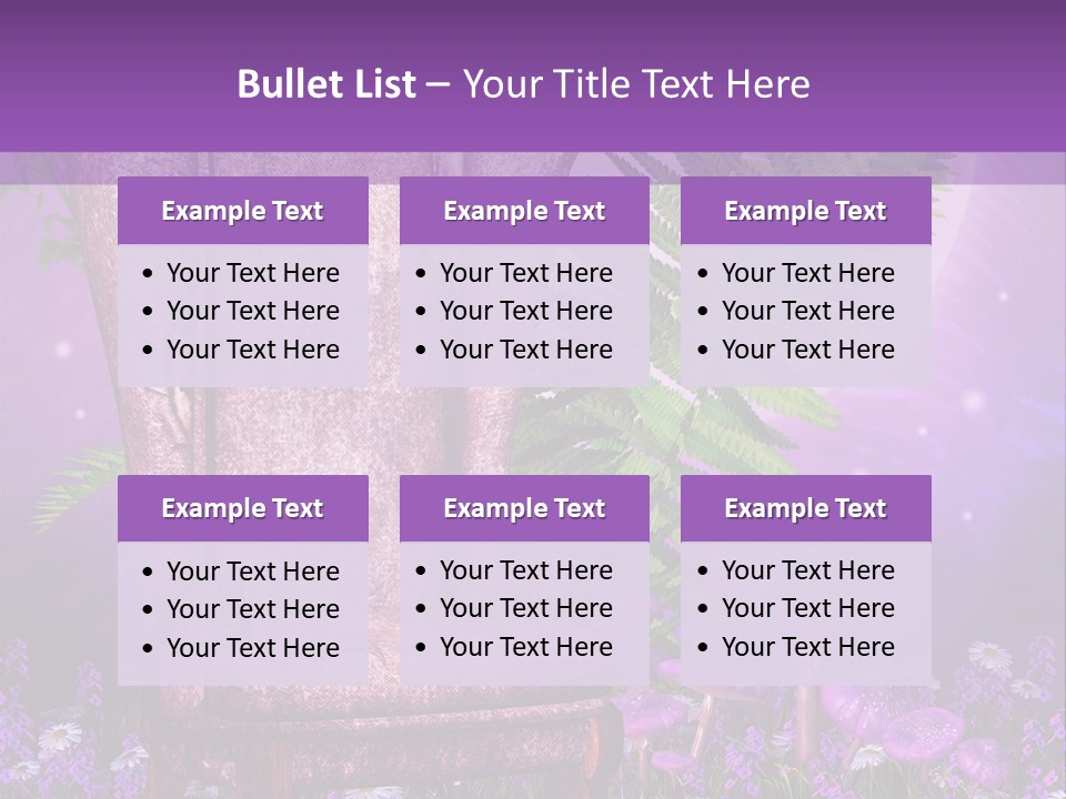 Fotel Stokrotka Grzyb PowerPoint Template