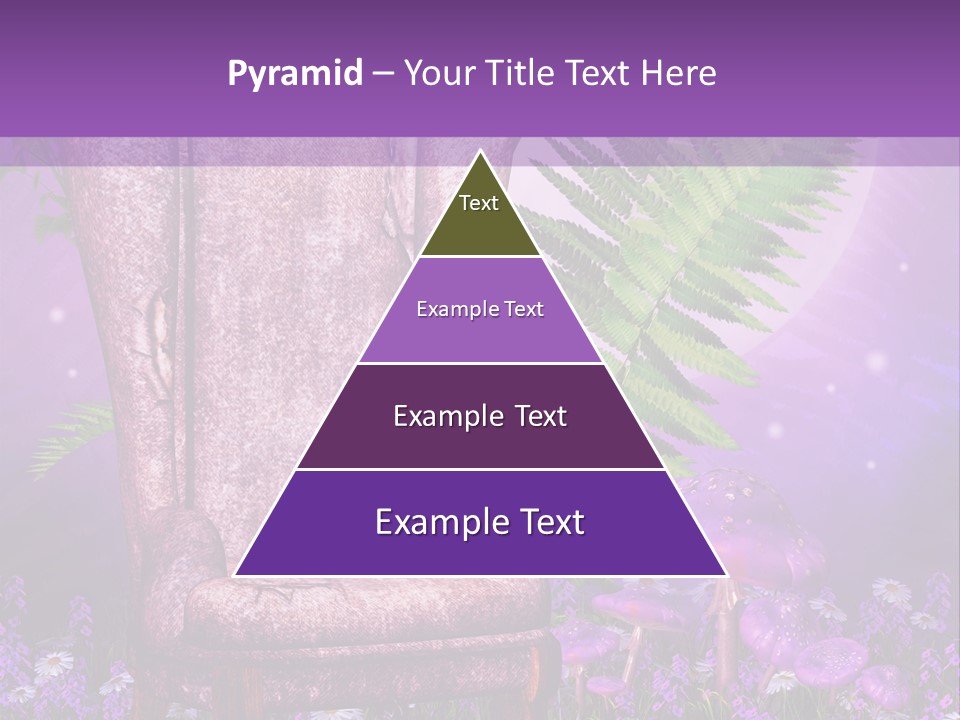 Fotel Stokrotka Grzyb PowerPoint Template