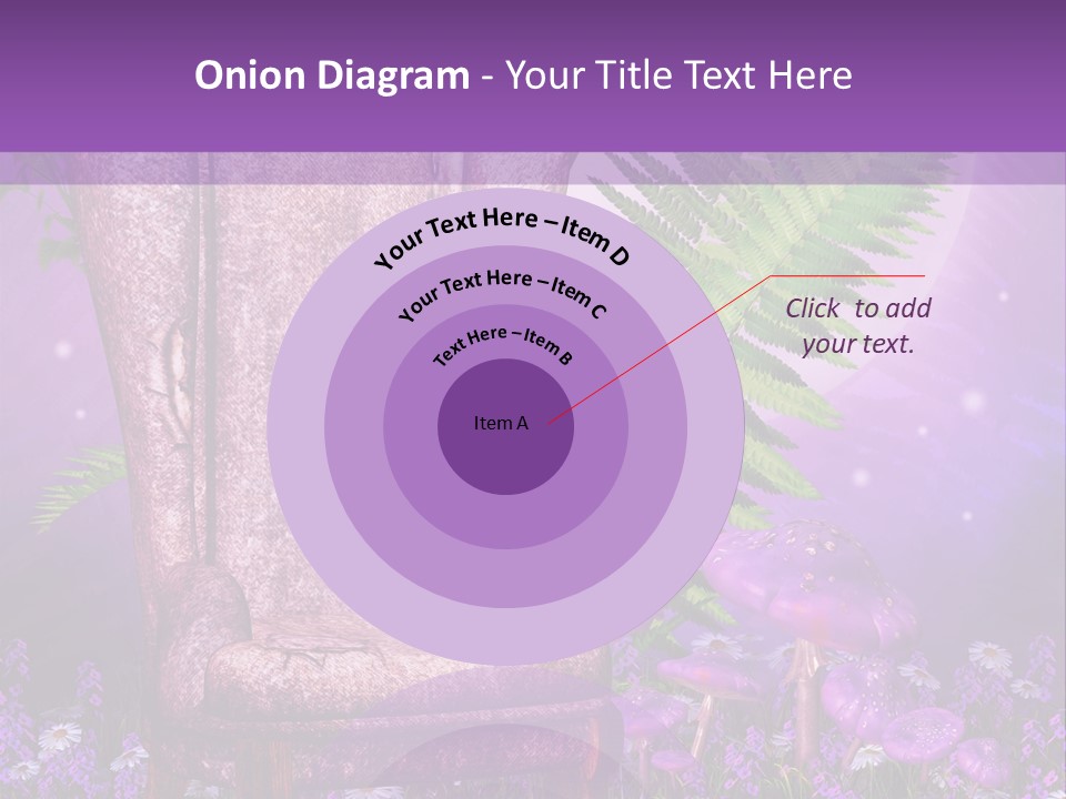 Fotel Stokrotka Grzyb PowerPoint Template