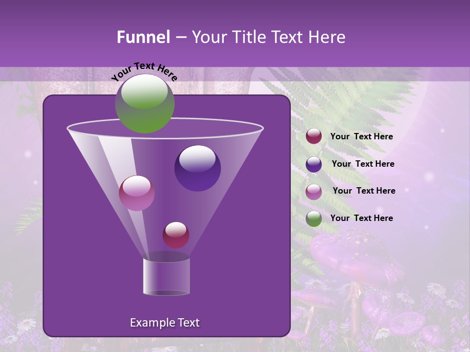 Fotel Stokrotka Grzyb PowerPoint Template