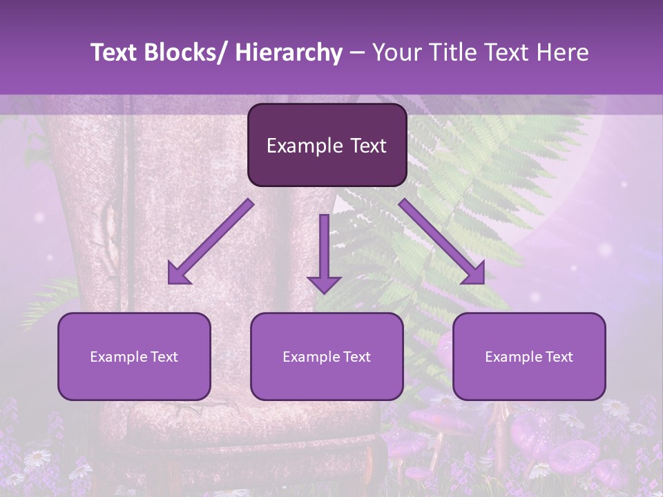 Fotel Stokrotka Grzyb PowerPoint Template