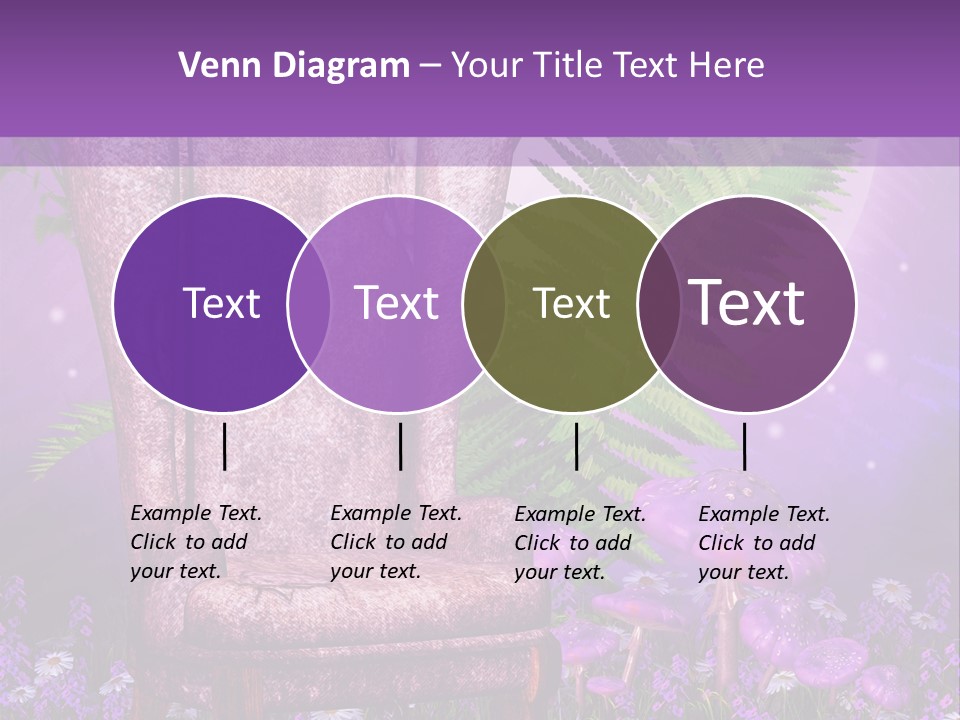 Fotel Stokrotka Grzyb PowerPoint Template