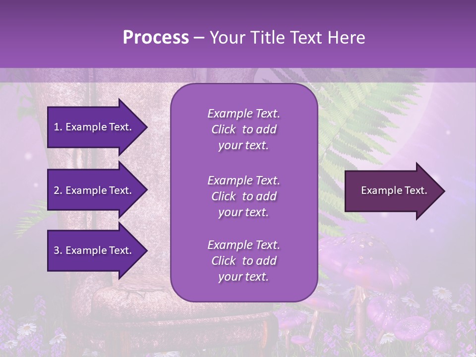 Fotel Stokrotka Grzyb PowerPoint Template