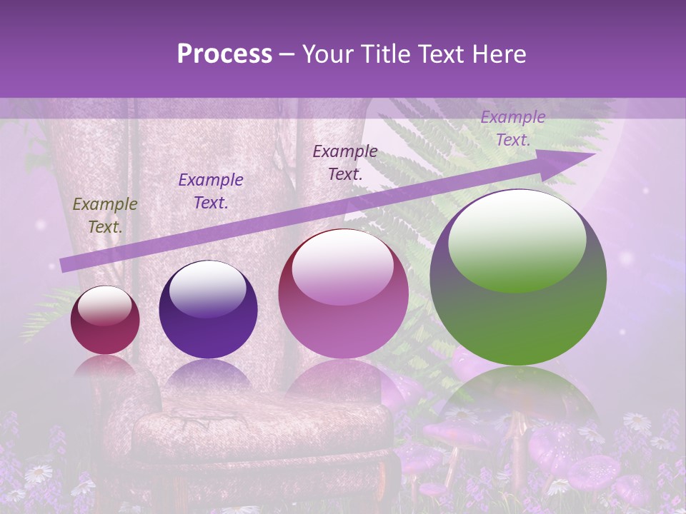 Fotel Stokrotka Grzyb PowerPoint Template