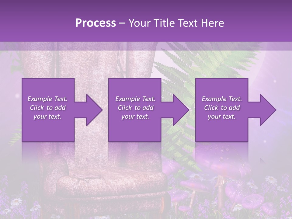 Fotel Stokrotka Grzyb PowerPoint Template