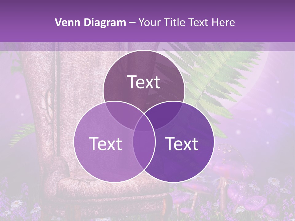 Fotel Stokrotka Grzyb PowerPoint Template