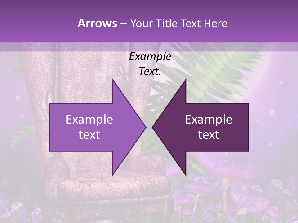 Fotel Stokrotka Grzyb PowerPoint Template