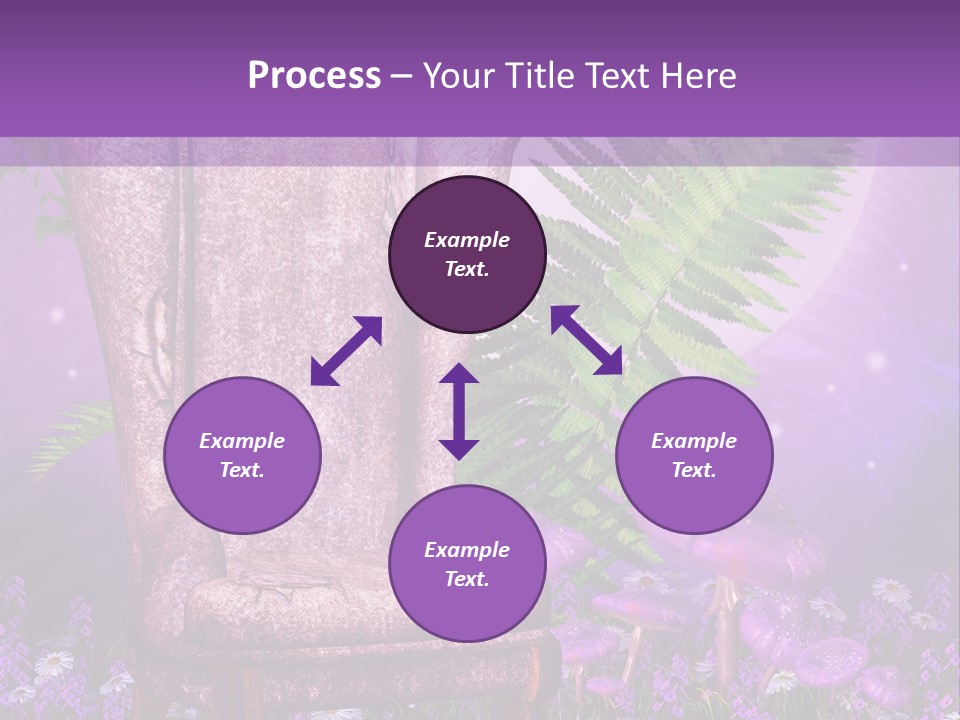 Fotel Stokrotka Grzyb PowerPoint Template