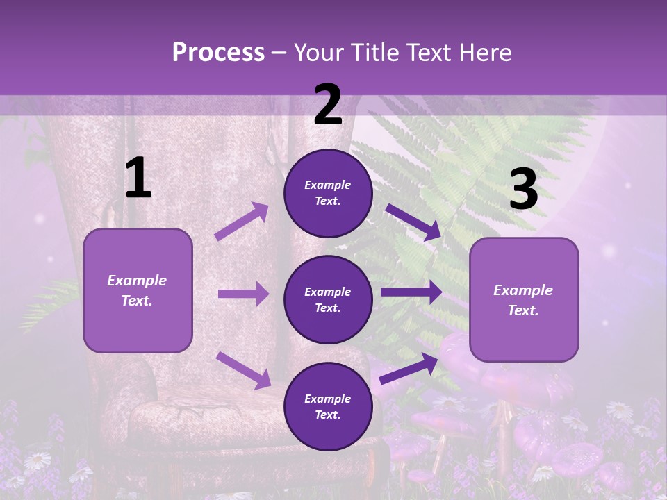 Fotel Stokrotka Grzyb PowerPoint Template