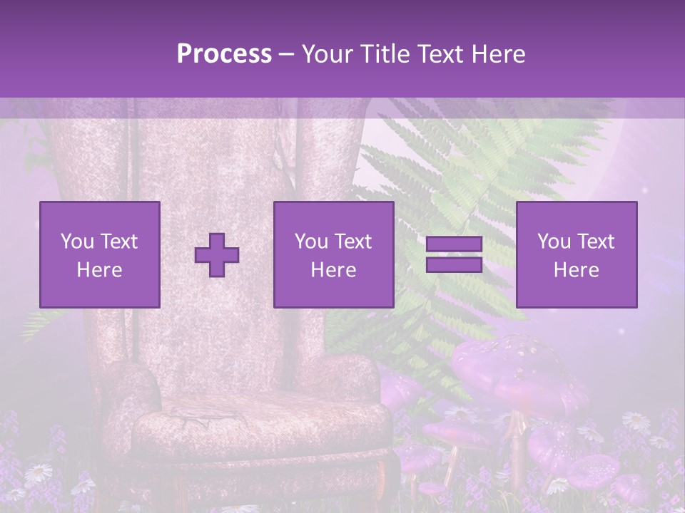 Fotel Stokrotka Grzyb PowerPoint Template