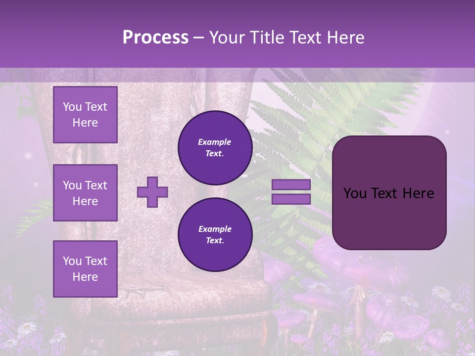 Fotel Stokrotka Grzyb PowerPoint Template