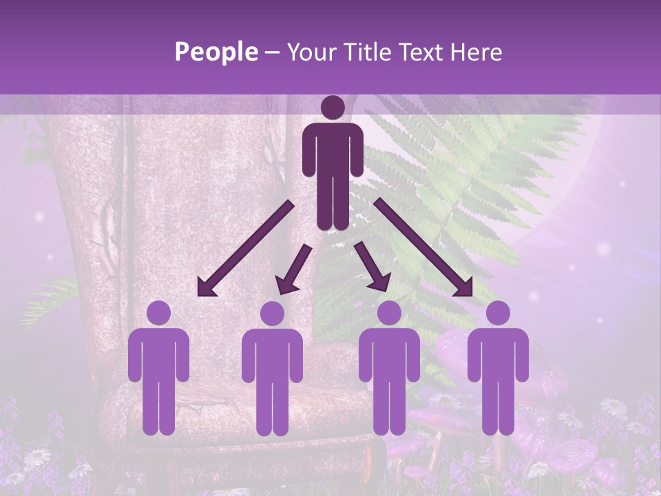 Fotel Stokrotka Grzyb PowerPoint Template