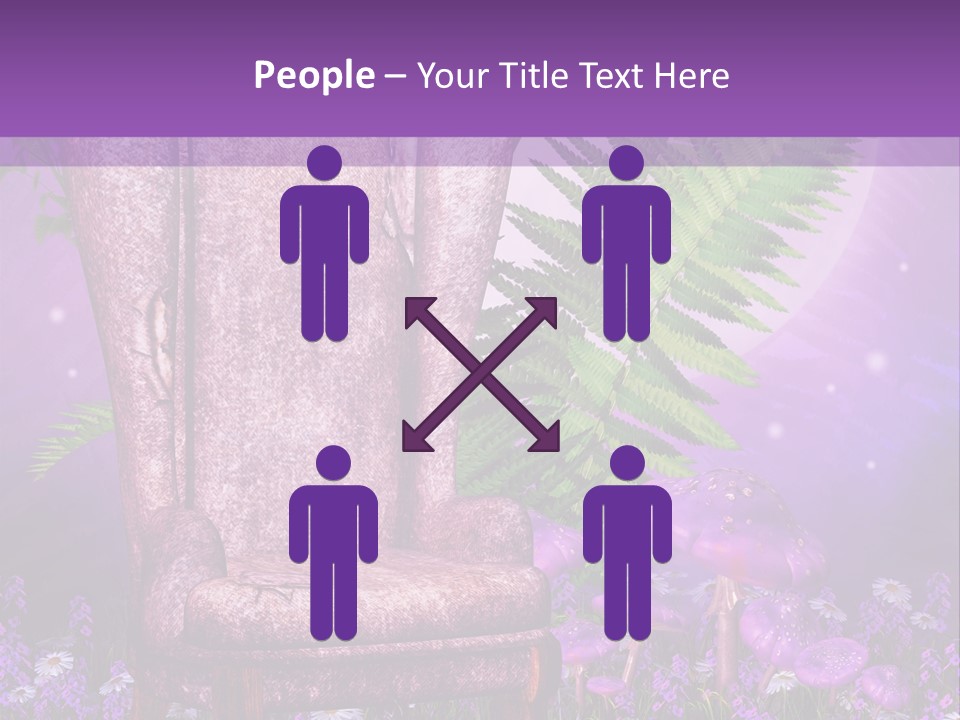 Fotel Stokrotka Grzyb PowerPoint Template