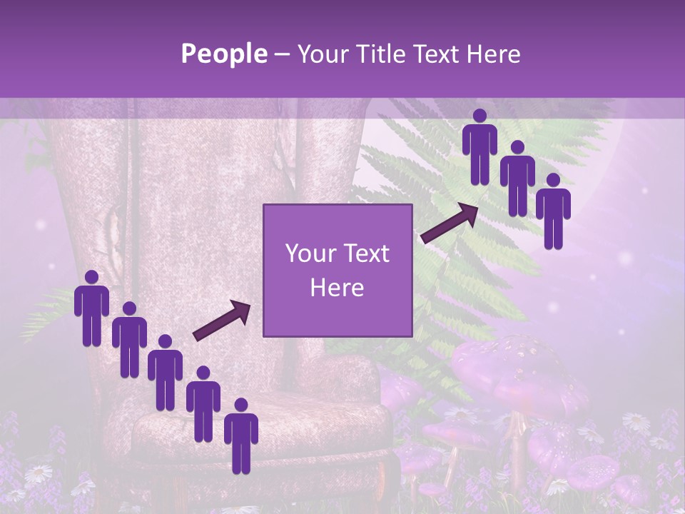 Fotel Stokrotka Grzyb PowerPoint Template