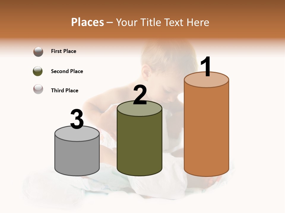 Funny Sit Toddler PowerPoint Template