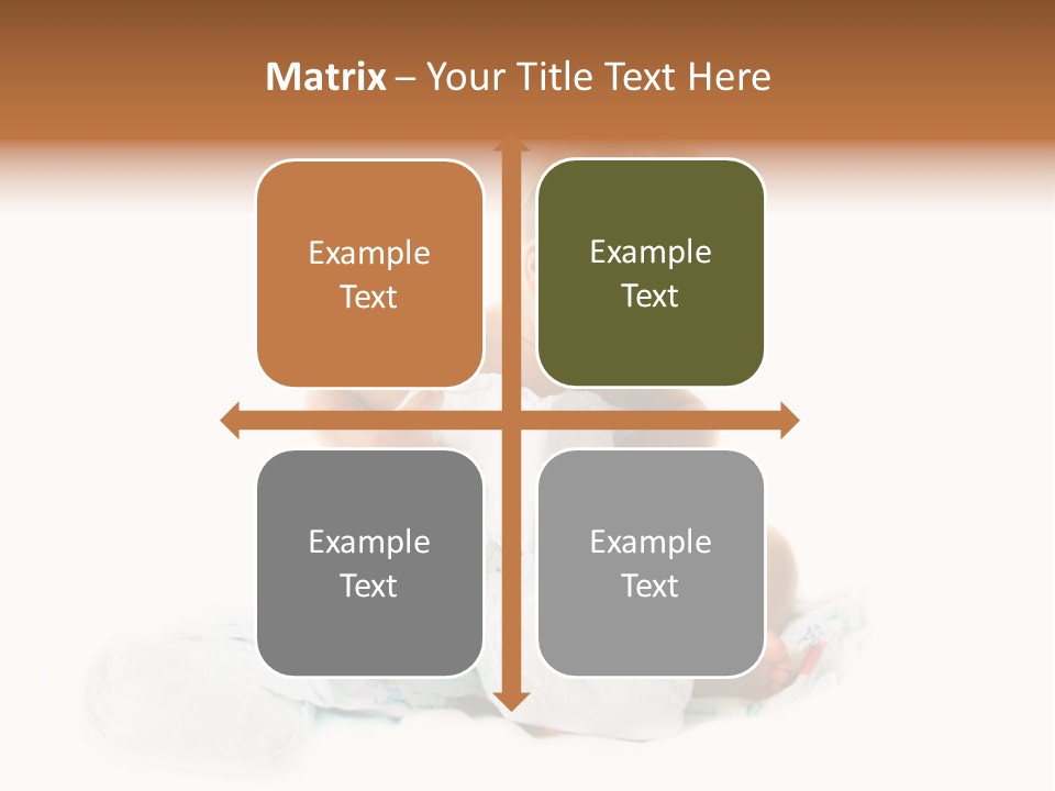 Funny Sit Toddler PowerPoint Template