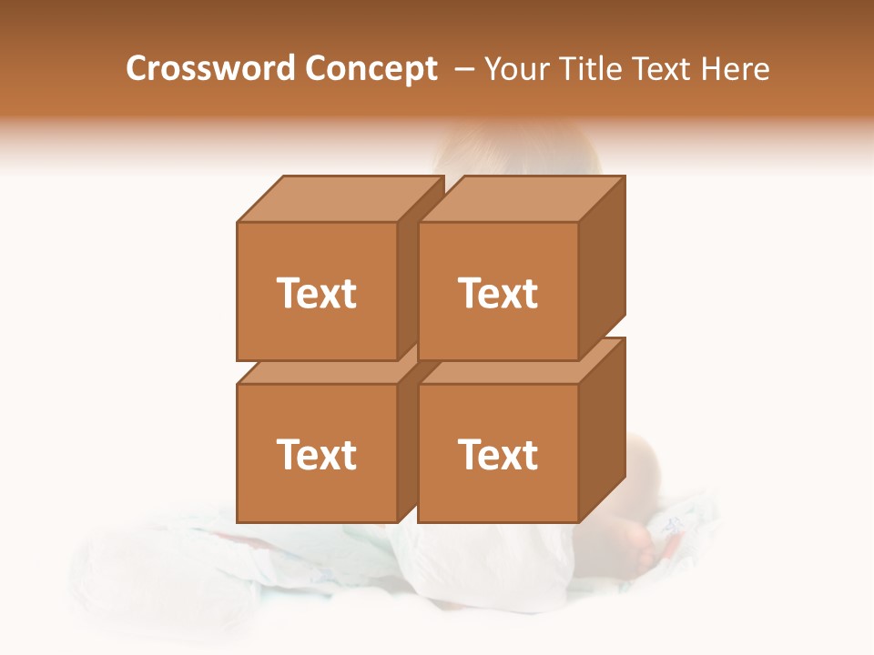 Funny Sit Toddler PowerPoint Template