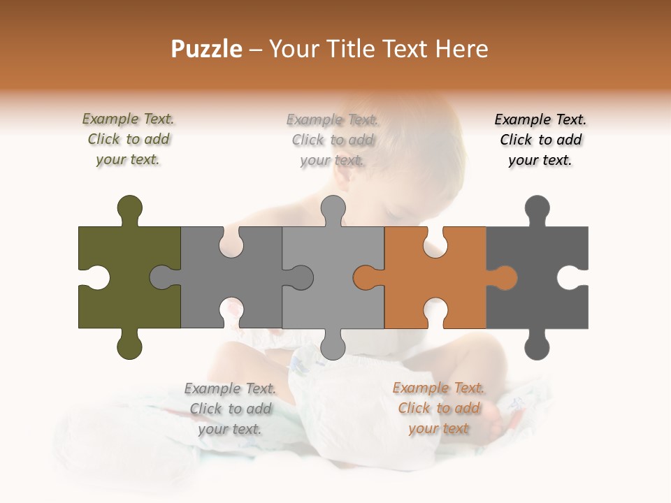 Funny Sit Toddler PowerPoint Template