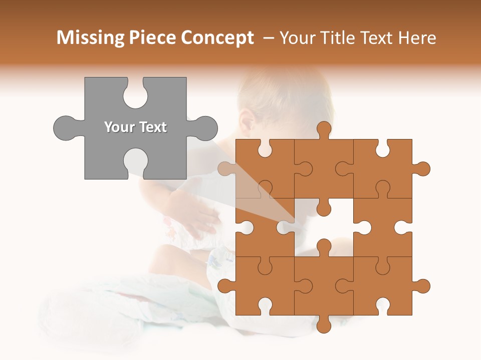 Funny Sit Toddler PowerPoint Template