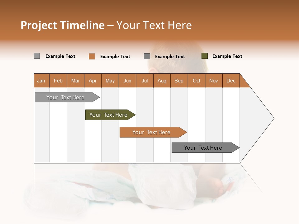 Funny Sit Toddler PowerPoint Template