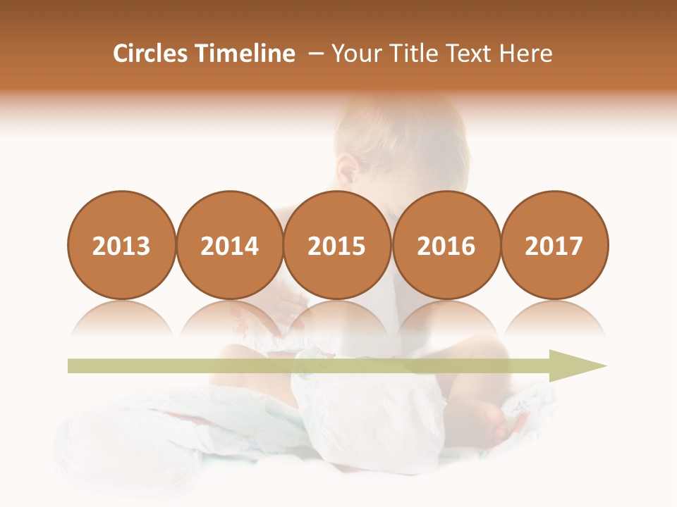 Funny Sit Toddler PowerPoint Template