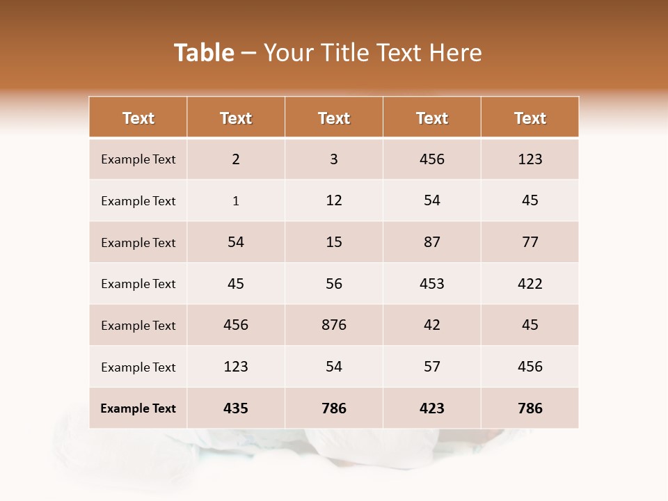 Funny Sit Toddler PowerPoint Template