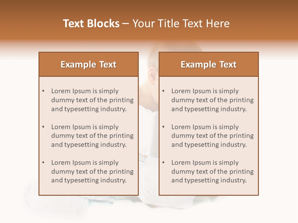 Funny Sit Toddler PowerPoint Template