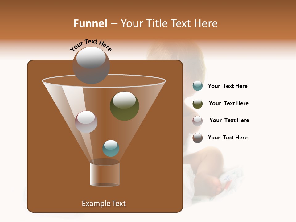 Funny Sit Toddler PowerPoint Template