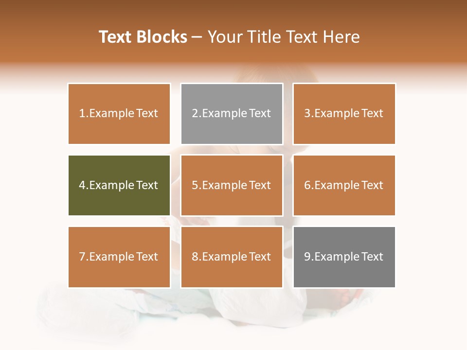 Funny Sit Toddler PowerPoint Template