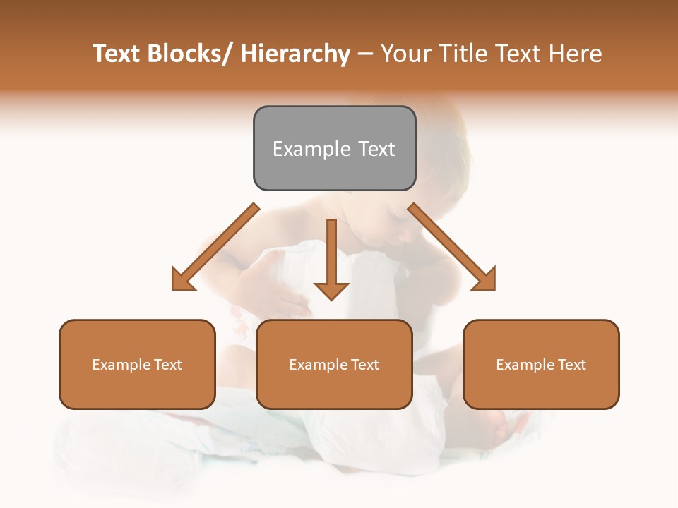 Funny Sit Toddler PowerPoint Template