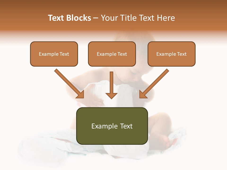 Funny Sit Toddler PowerPoint Template