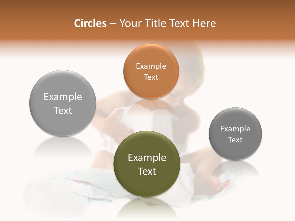 Funny Sit Toddler PowerPoint Template