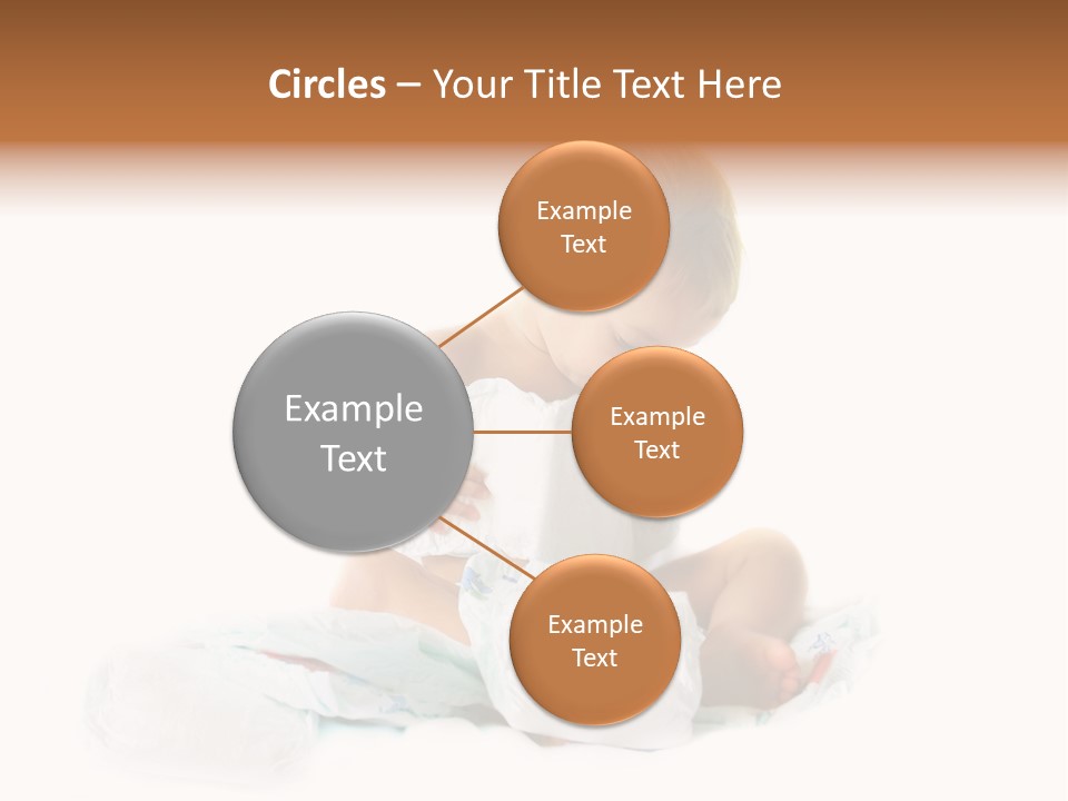 Funny Sit Toddler PowerPoint Template