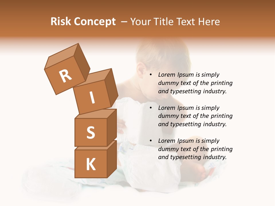 Funny Sit Toddler PowerPoint Template