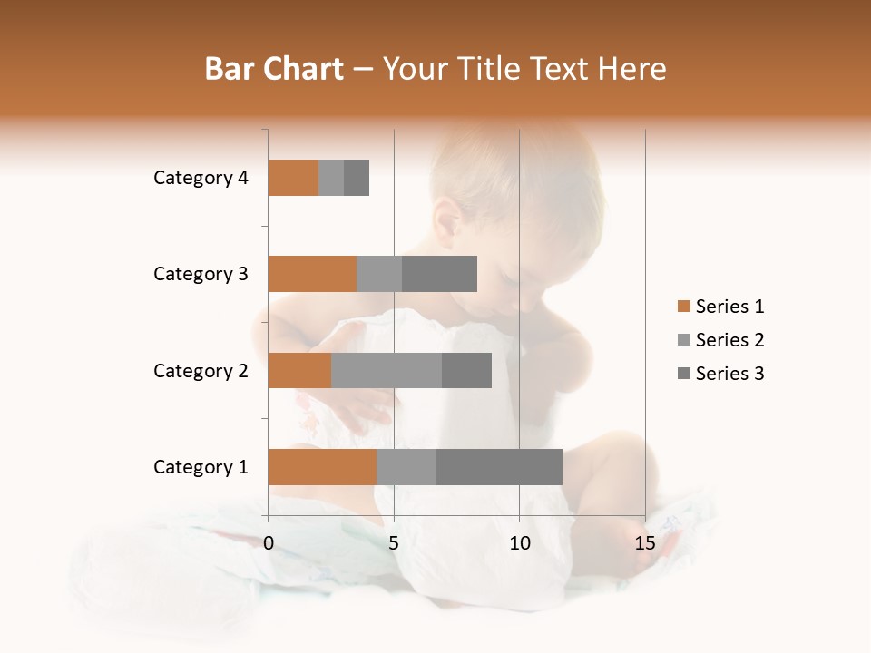 Funny Sit Toddler PowerPoint Template