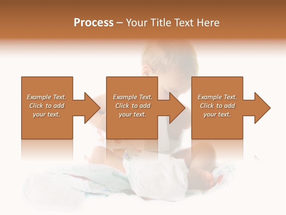 Funny Sit Toddler PowerPoint Template