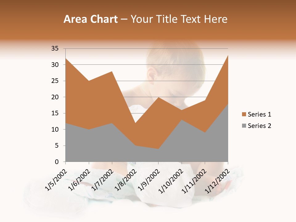 Funny Sit Toddler PowerPoint Template