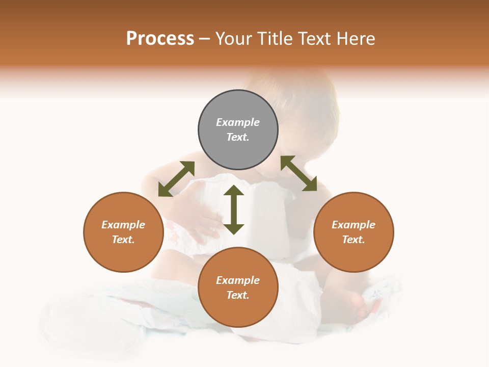 Funny Sit Toddler PowerPoint Template